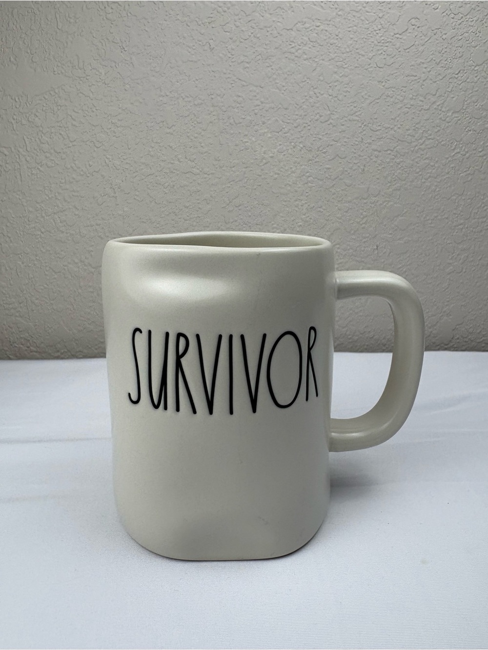 Rae Dunn Artisan Collection by Magenta- “SURVIVOR” for Breast cancer Survivor